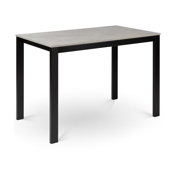 Стол Бейсик-4 68Х110/160 бетон/черный
